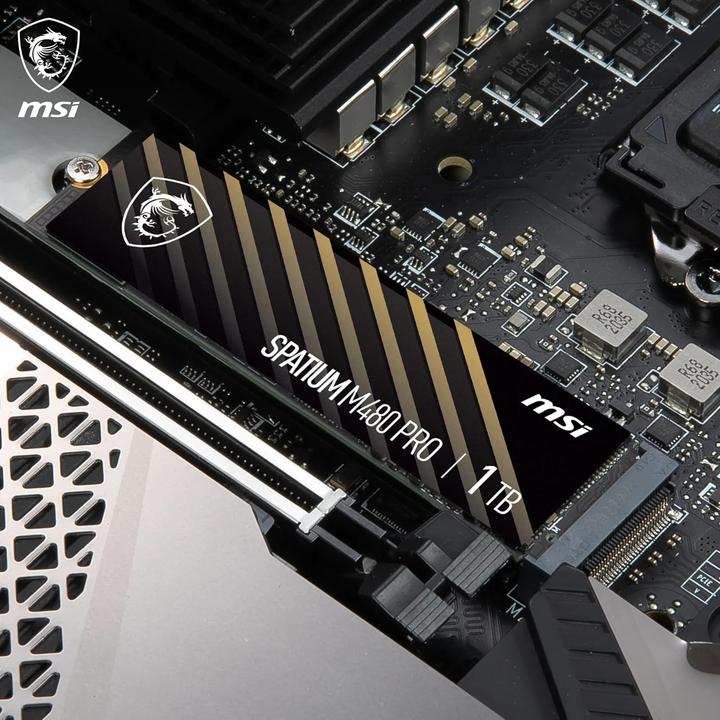 Produktbild MSI Spatium M480 Pro (1000 GB, M.2 2280)