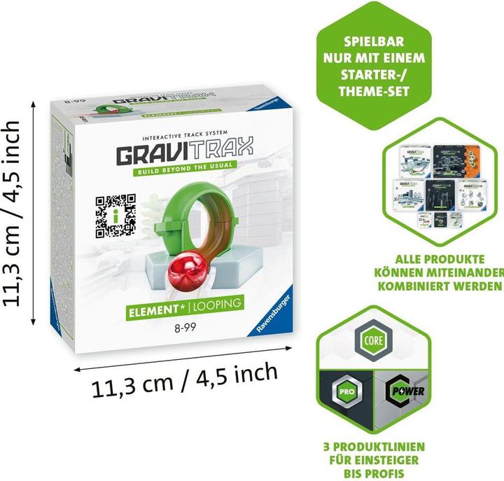 Actual product image Ravensburger GraviTrax Element looping