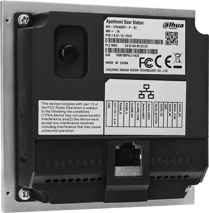 Produktbild Dahua VTO4202F-P-S2 (Kabelgebunden)