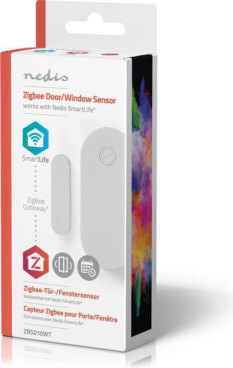 Image du produit Nedis SmartLife - Zigbee Smart Door/Window Sensor - Zigbee Gateway - Batterie - Integ