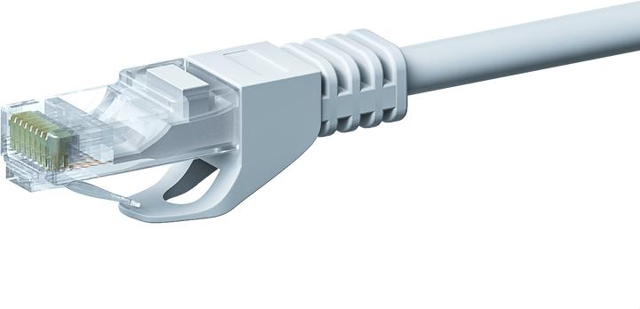 Produktbild Dsit CAT5e Netzwerkkabel, U/UTP, 5 meter, Weiss, 100% Kupfer (U/UTP, CAT5e, 5 m)