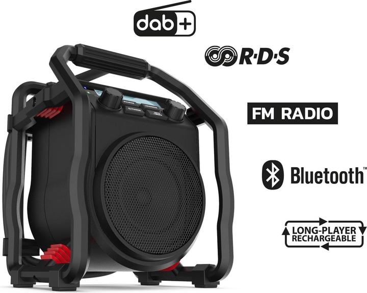 Image du produit PerfectPro Radio de chantier UBOX 400R (DAB+ DAB, FM, Bluetooth)