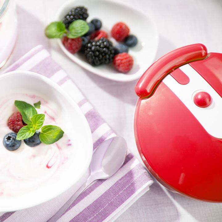 Actual product image Nicer Dicer Twist, set 9 pcs, red