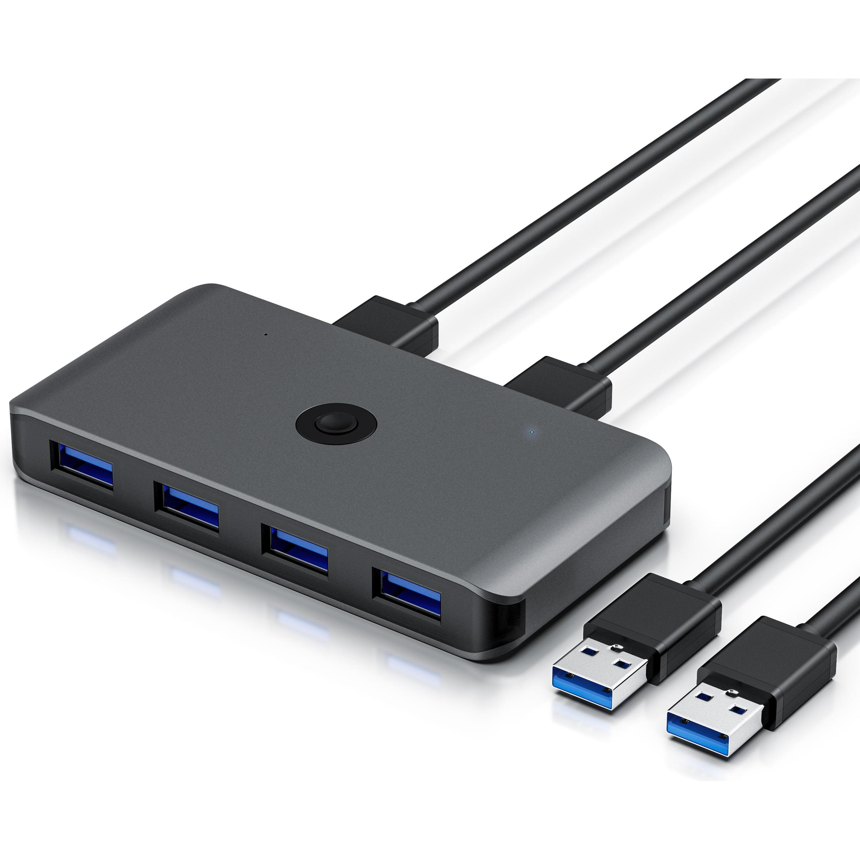 Primewire KVM Switch, KVM Switch, Grau