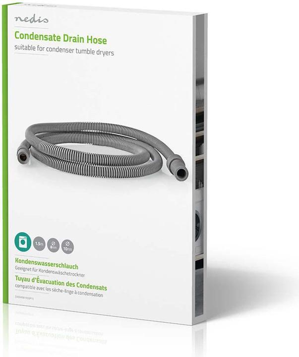 Produktbild Nedis Abluftschlauch 8 mm Rec TA - 10 mm gerade 1,5 m