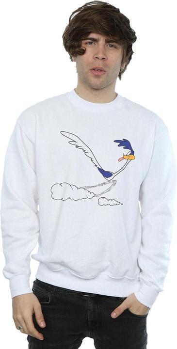 Actual product image Looney Tunes Mens Road Runner Running Sweatshirt (M)