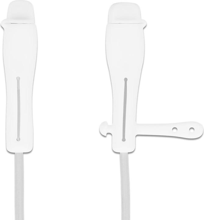 Produktbild Delock Staubschutz für USB Type-C™ Stecker und Apple Lightning™ Stecker Set 2 Stück weiss (0.05 m, USB 3.0)