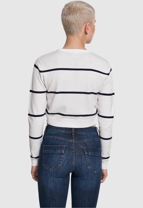 Produktbild Urban Classics Ladies Short Striped Sweater (XL)