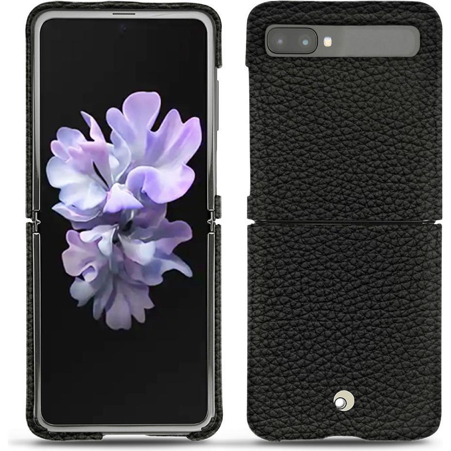 Noreve Lederschutzhülle (Samsung Galaxy Z Flip), Smartphone Hülle, Schwarz