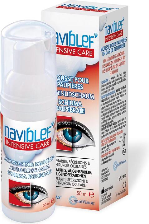 Image du produit Naviblef Intensive Care Augenlidschaum 50ml (Gel pour le soin des yeux, 50 ml, Jour + nuit)