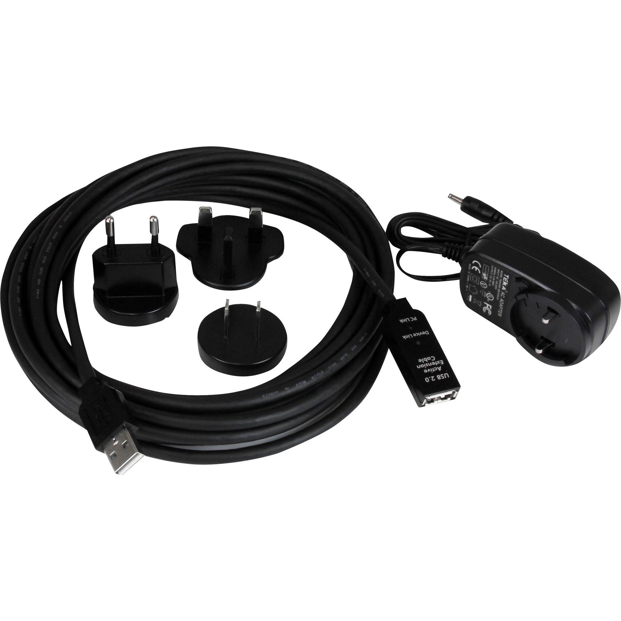 Thumbnail - StarTech USB A – USB A (5 m, USB 2.0), USB Kabel