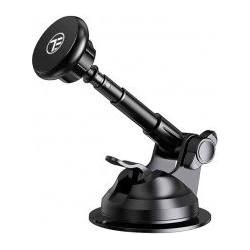 Tellur Telefonhalter magnetisch, Saugnapfhalterung, verstellbar, MUM, juodas, Smartphone Halterung, Schwarz