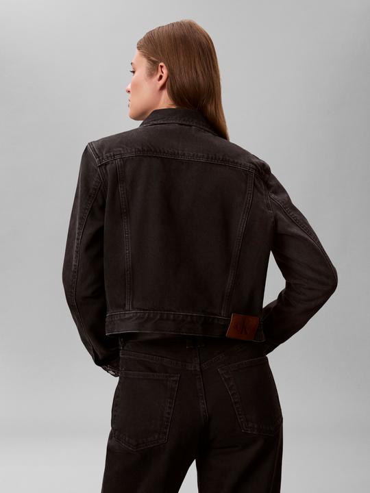 Actual product image Calvin Klein Black Cotton Women's Jacket (L)