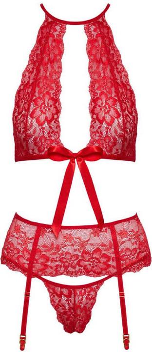 Actual product image Kissable Suspender set red L/XL (L)