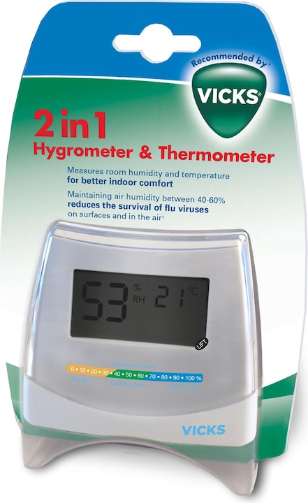 Produktbild Vicks 2in1 Hygrometer & Thermometer V70EMEA