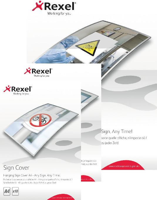 Produktbild Rexel Schilderfolie Sign Cover (A4, 10 Stk., 125 µm)