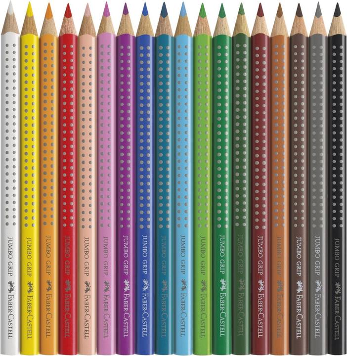 Produktbild Faber-Castell Jumbo Grip (Mehrfarbig, 16 x)