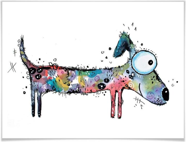 Produktbild Trenddeko Hagenmeyer - Happy Dog (30 x 24 cm)