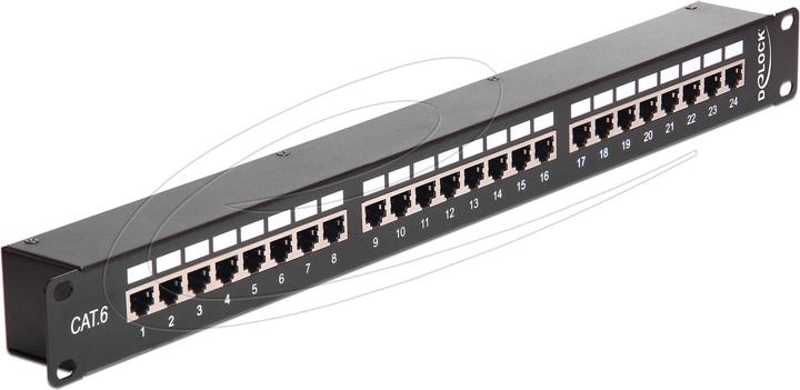 Delock 19″ Pannello di accoppiamento 24 porte Cat.6