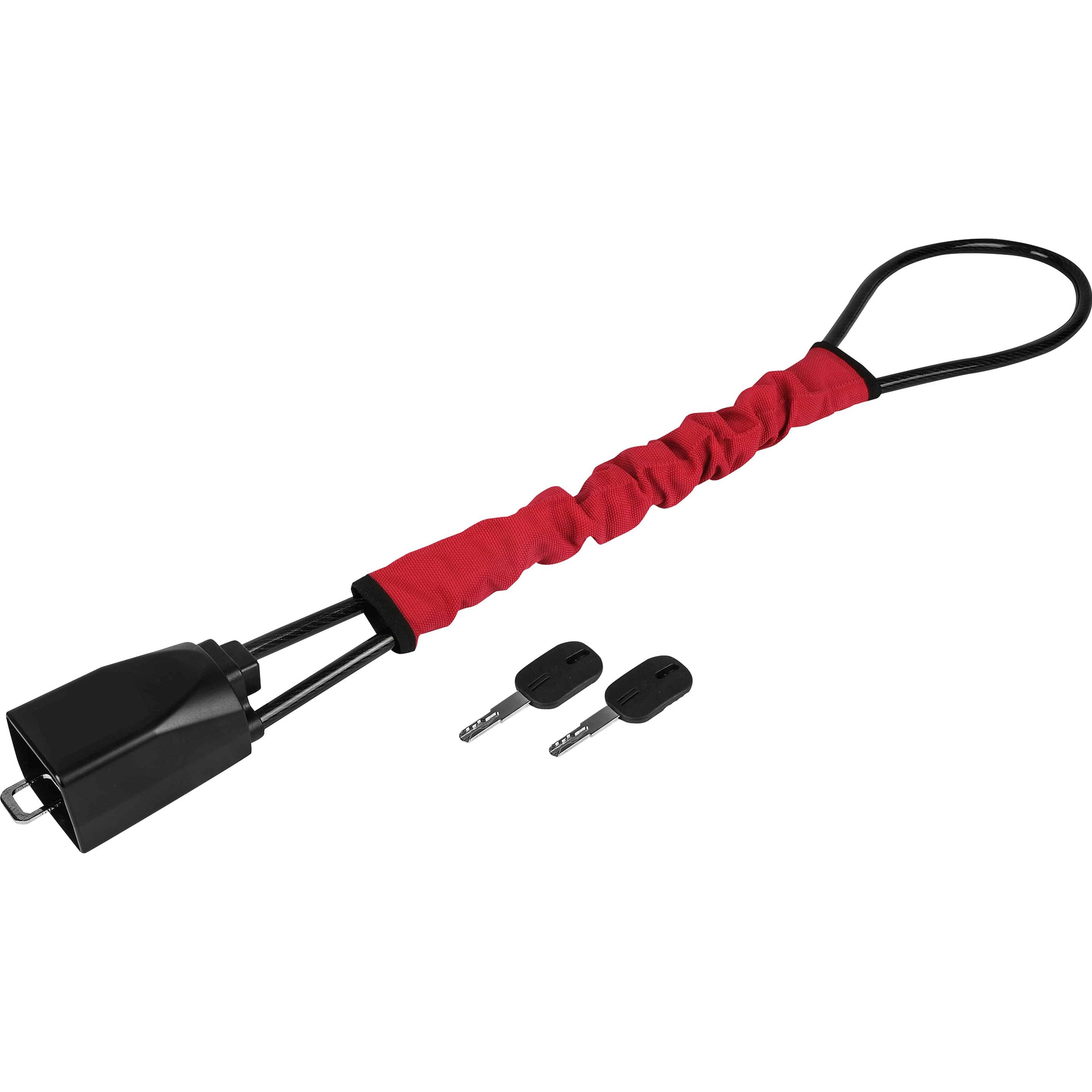 Calima, Auto Innenraum Zubehör, CAMPING EQUIPMENT Lenkradschloss mit Gurtadapter, 46075