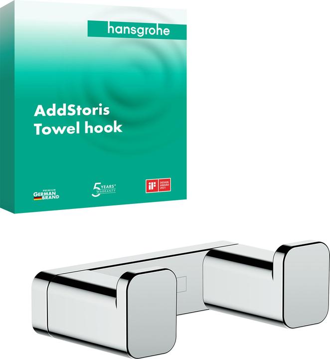 Produktbild hansgrohe Dobbelt krog AddStoris krom