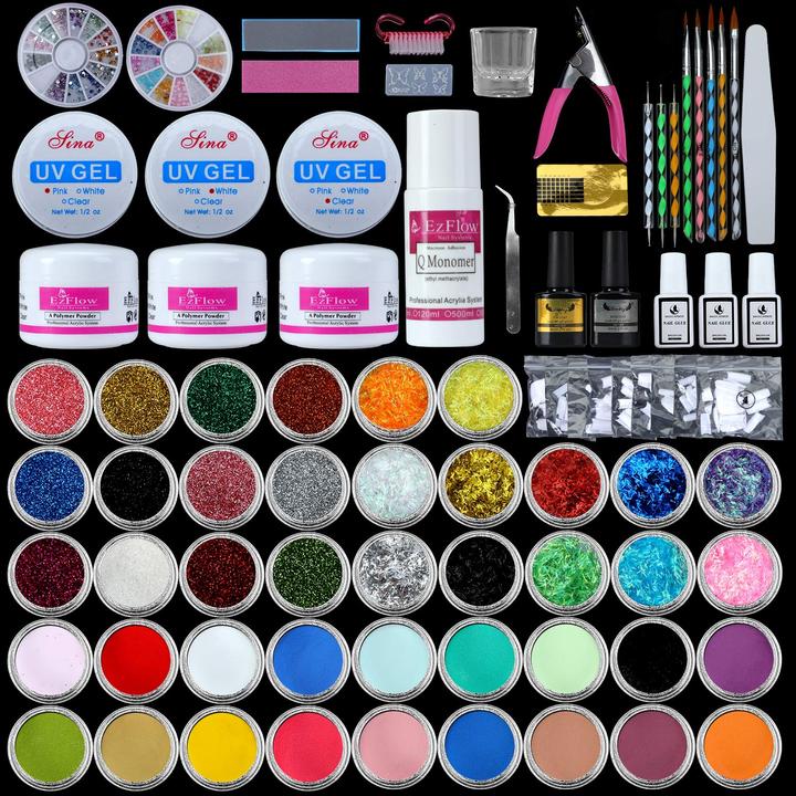 Immagine prodotto Hotolove Kit per unghie acriliche (Set, Multicolore)