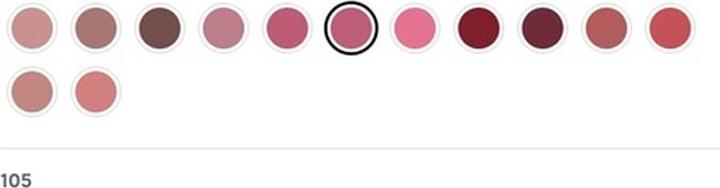 Actual product image Radiant Professional Makeup Hellenica Advanced Care Lipstick GL105 (GL105)