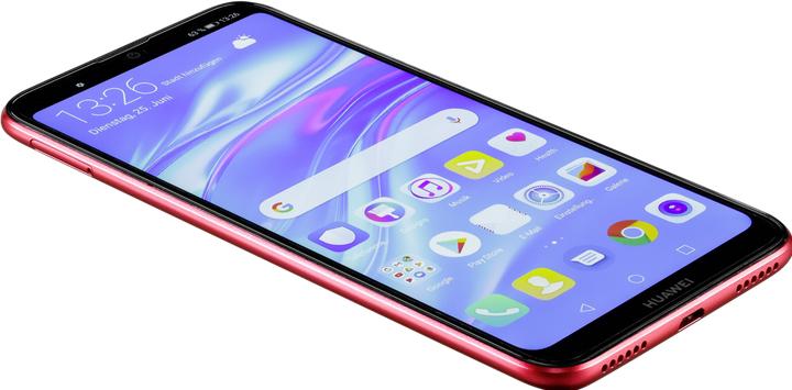 Actual product image Huawei Y7 2019 coral red (32 GB, Red, 6.26", Hybrid Dual SIM, 4G)
