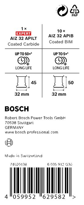 Produktbild Bosch Professional Zubehör AIZ 20 AB