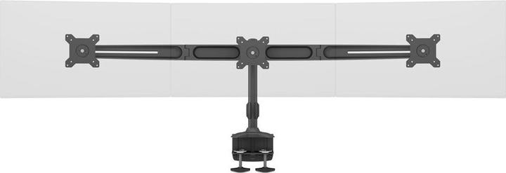 Produktbild Multibrackets Monitorhalter 3- fach,bis 24" Metall, schwarz (Tisch, 24")