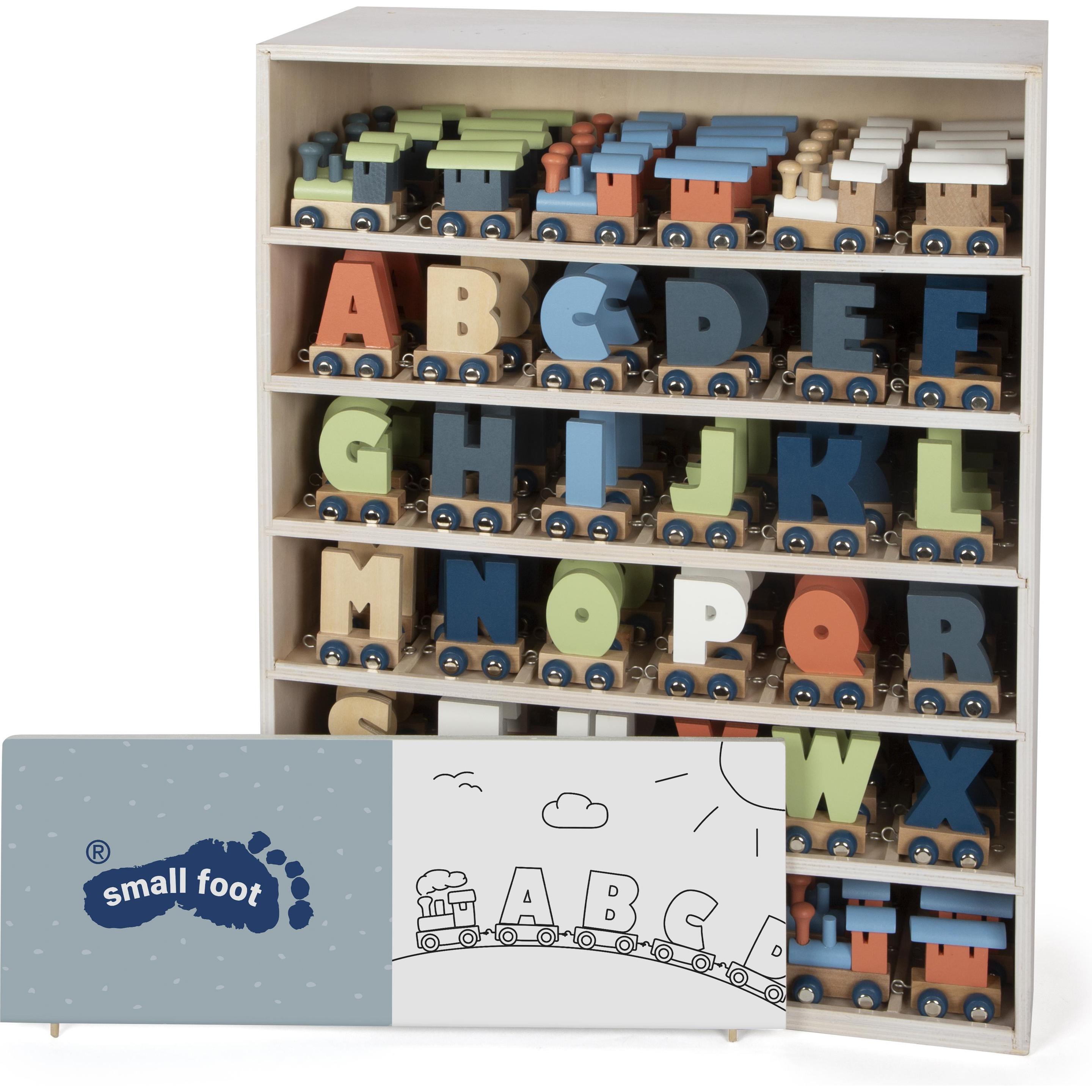 small foot, Holzbuchstaben + Stoffbuchstaben, Display Buchstabenzug Polar