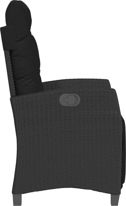 Produktbild vidaXL Gartensessel mit Fussteil Verstellbar