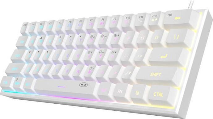 Actual product image MageGee TS91 membrane gaming keyboard (white) (Eng. Int.)