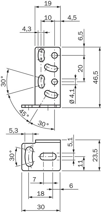 Produktbild Sick Montagewinkel 2013942