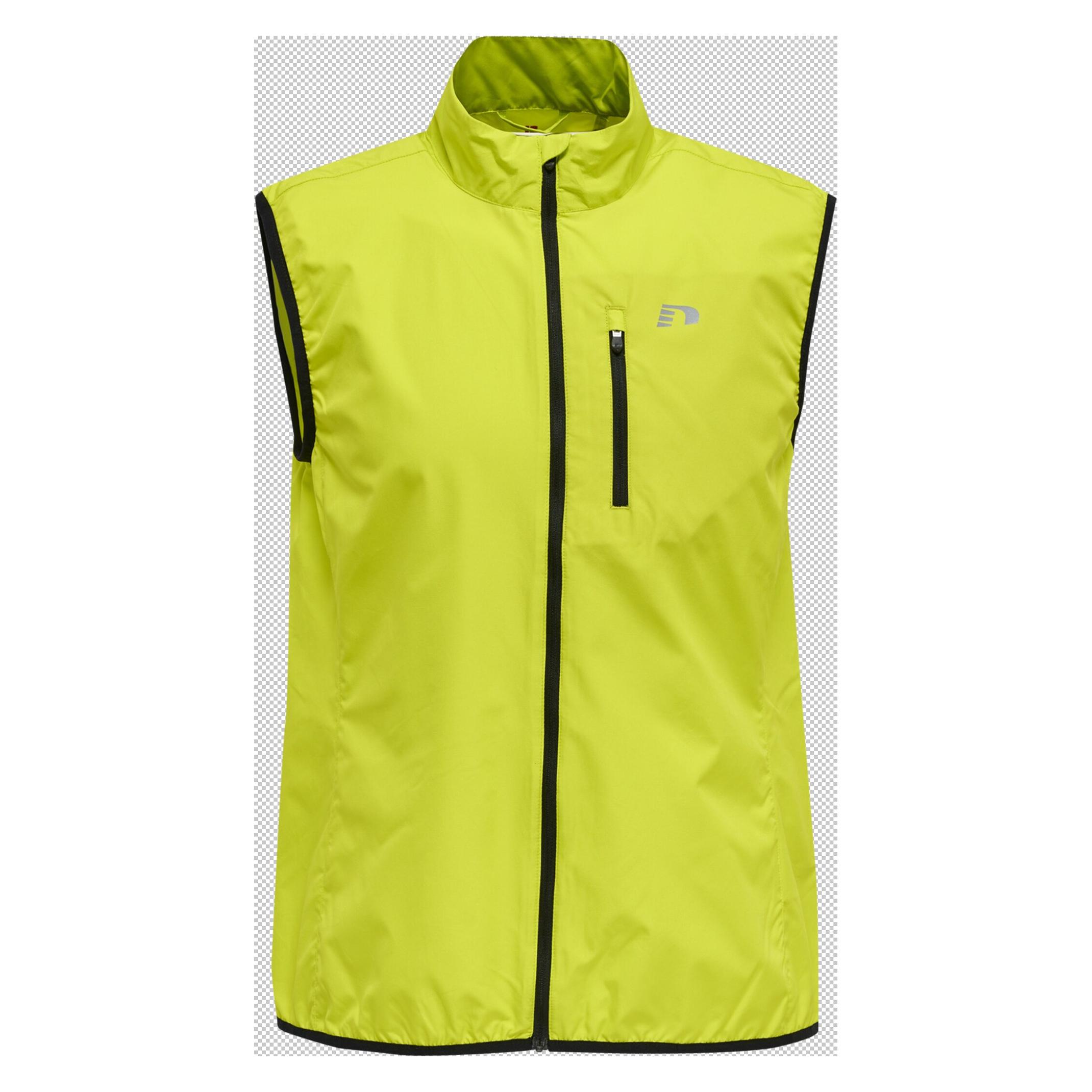 Newline, Herren, Laufjacke, Men'S Core Gilet (L), Rot, L