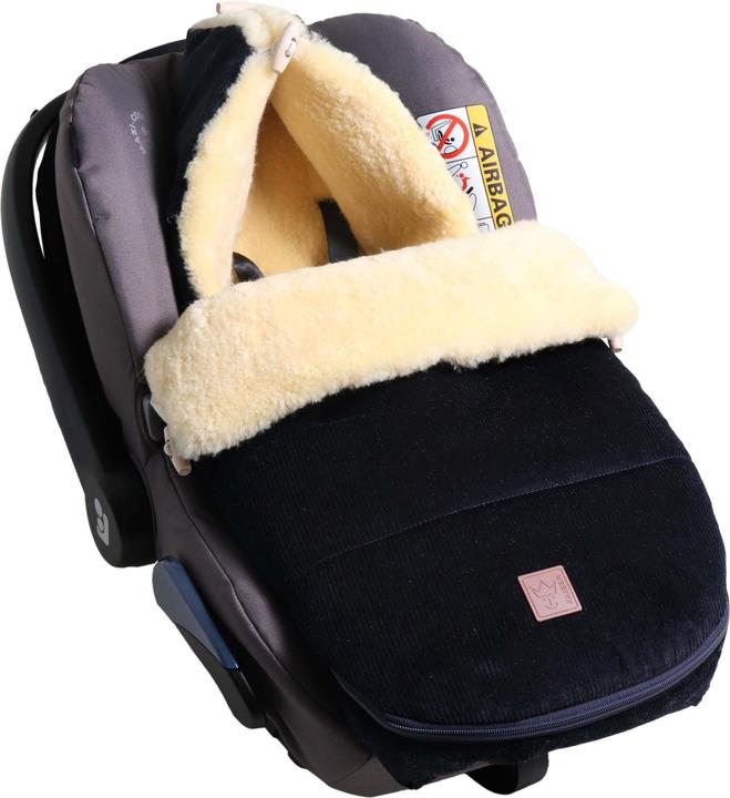 Actual product image Kaiser Baby Babyschalen Fusssack aus Lammfell FILIA CORD