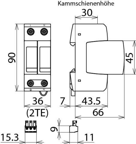 Immagine prodotto Dehn Surge Arrester TT SPD Type 2 SPN +Alarm