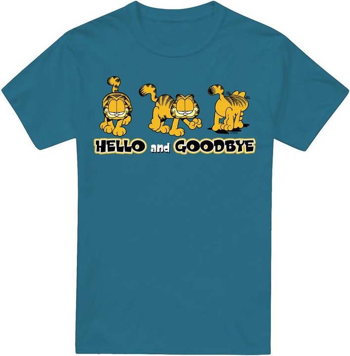 Actual product image Garfield Mens Hello And Goodbye T-Shirt (XXL)