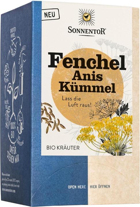 Produktbild Sonnentor Fenchel Anis Kümmel Bio Kräutertee (18x1.7g) (35 g)