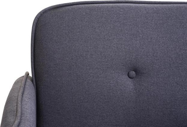 Produktbild Swisshandel24 Schlafsofa, Couch Klappsofa Gästebett Bettsofa, Schlaffunktion Stoff/Textil anthrazit-grau - 69686 (3-Sitzer)