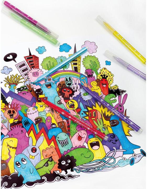 Produktbild EberhardFaber Fasermaler Glitter (8 x)