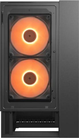 Actual product image Cougar Gehäuse Midi-Tower OmnyX, ARGB, Schwarz (mATX, Mini-ITX, ATX)