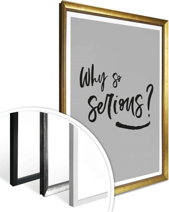 Immagine prodotto Trenddeko Perché così serio? (120 x 150 cm)