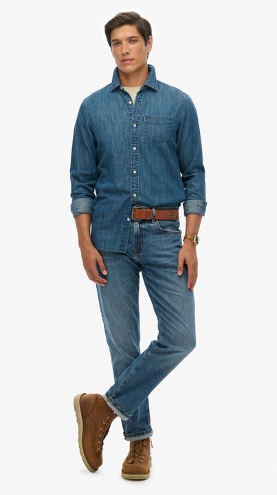 Immagine prodotto Superdry Langärmeliges Essential Jeanshemd (S)