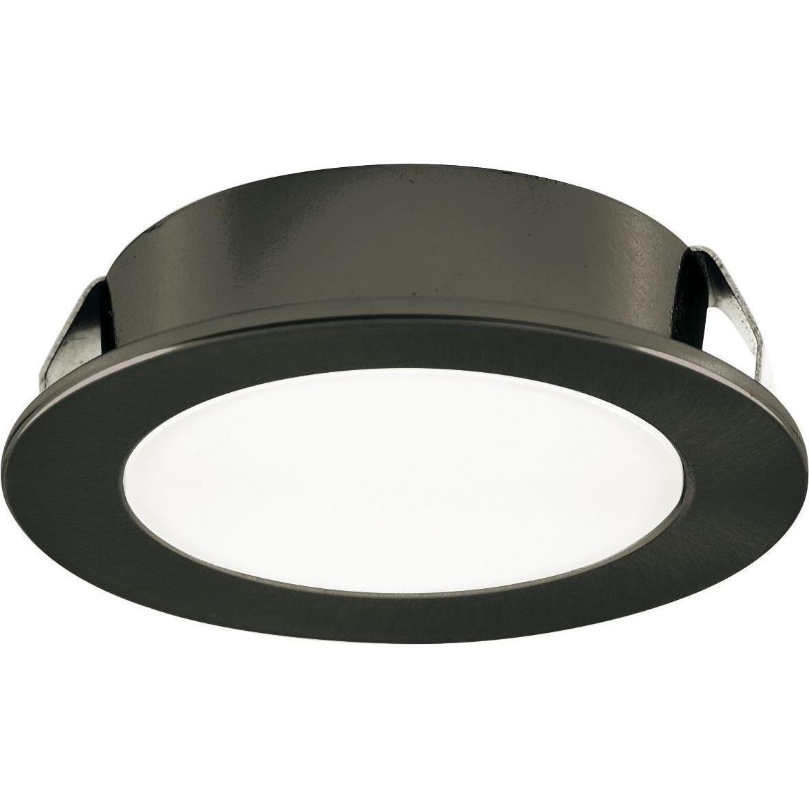 L&S, Wandleuchte + Deckenleuchte, Aufbauleuchte Nuba 64 LED Einbauleuchte DualColor Spots schwarz 3-er Set (160 lm)