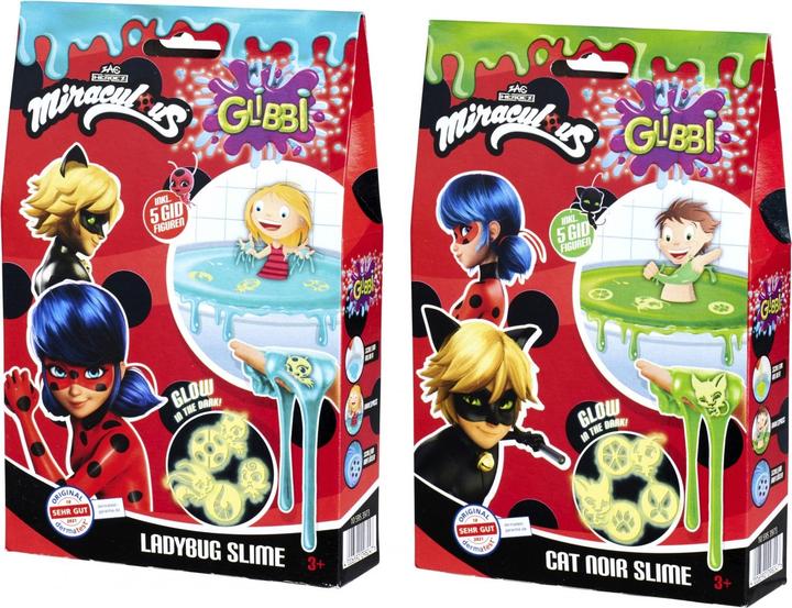 Produktbild Simba Glibbi Miraculous Slime, 2-sort.