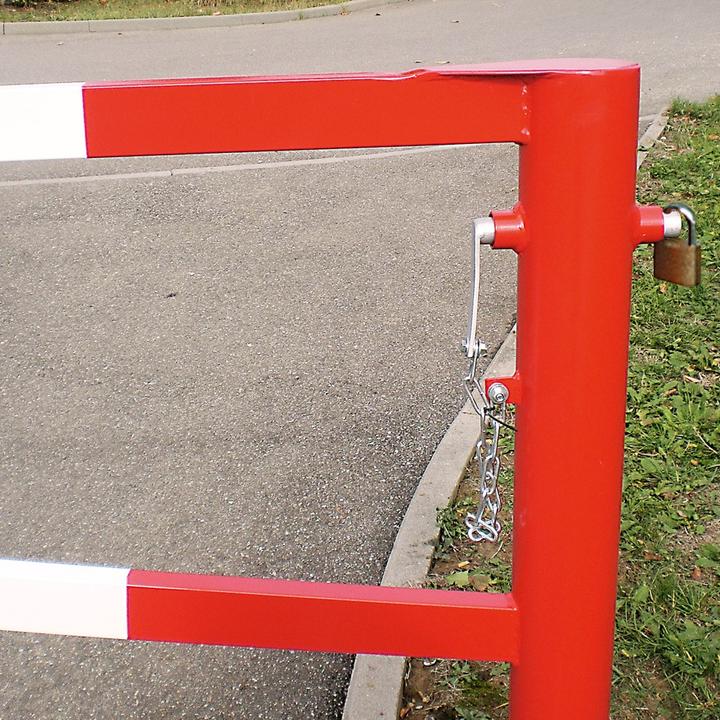 Image du produit Moravia MORION barrière grillagée, 4000 largeur de blocage 2 vantaux de 2250 mm hauteur 1000 mm hors sol