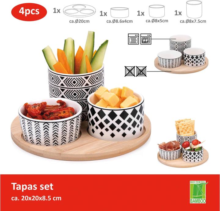 Produktbild alpina Tapas set round 4pc