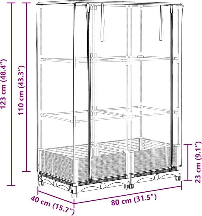 Produktbild vidaXL Hochbeet