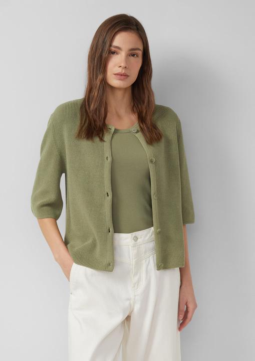 Produktbild s.Oliver Strickjacke Halbarm-Strickjacke (36)